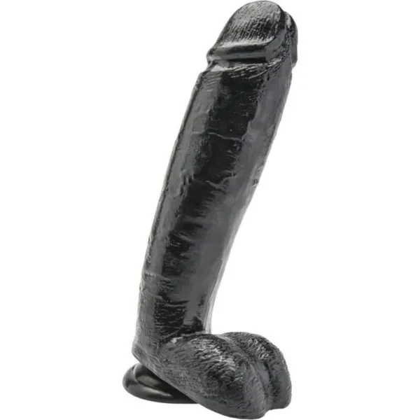 Dildo 25,5 cm mit Kugeln Schwarz von Get Real | Fesselliebe.de