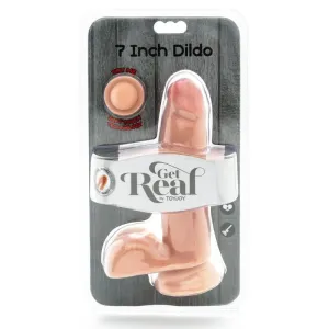 Dual Density Dildo 12 cm Balls Skin von Get Real