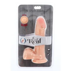 Dual Density Dildo 18 cm Eierhaut von Get Real