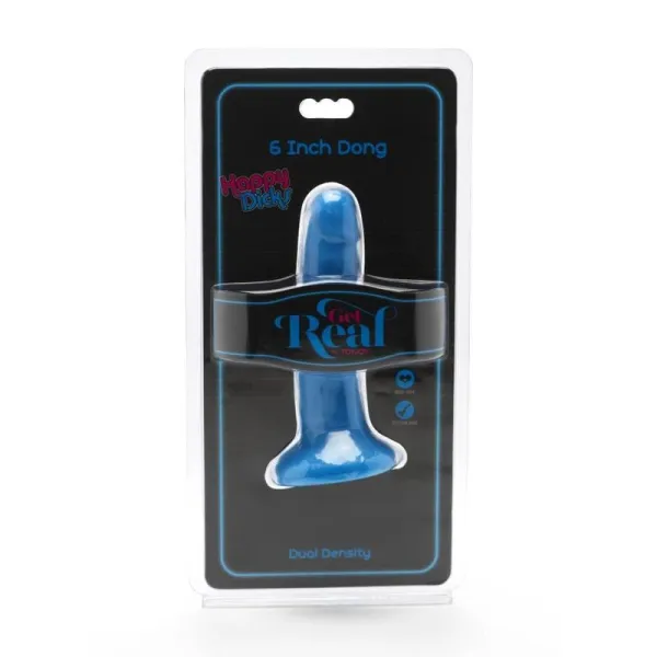 Happy Dicks Dong 12 cm Blau von Get Real | Fesselliebe.de