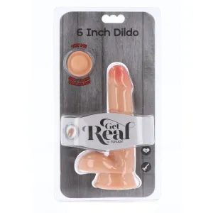 Dual Density Dildo 17 cm Eierhaut von Get Real