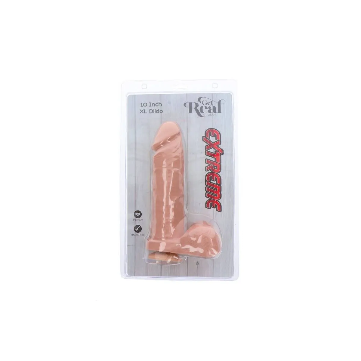 Extremer XL-Dildo 25,5 cm Haut von Get Real | Fesselliebe.de