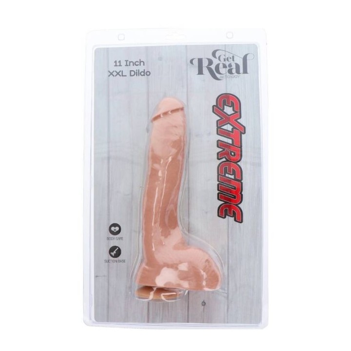 Extremer XXL-Dildo 28 cm Haut von Get Real | Fesselliebe.de