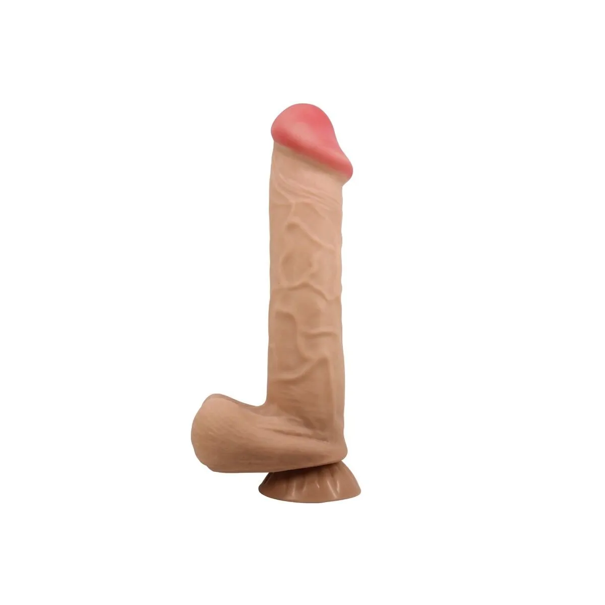 Sliding Skin Series Realistischer Dildo mit Sliding Skin Saunapf Fleisch 26 cm von Pretty Love High Grade | Fesselliebe.de