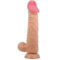 Sliding Skin Series Realistischer Dildo mit Sliding Skin Saugnapf 24 cm von Pretty Love High Grade