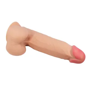 Sliding Skin Series Realistischer Dildo mit Gleitendem Haut-Saugnap 21,8 cm von Pretty Love High Grade