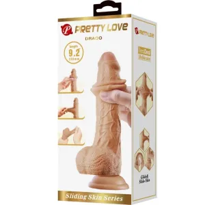 Draco Realistischer Dildo 23 cm Fleisch von Pretty Love