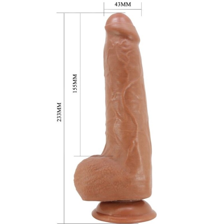 Draco Realistischer Dildo 23 cm Modell 2 Fleisch von Pretty Love | Fesselliebe.de