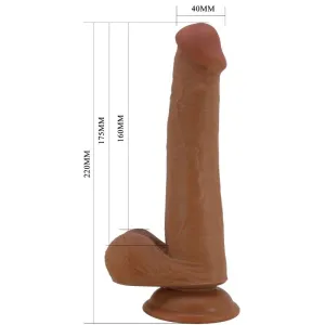 Grosser Realistischer Dildo 22 cm Braun von Pretty Love