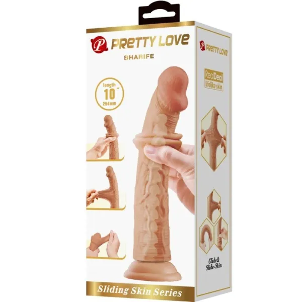 Sharife Realistischer Dildo 25 cm Fleisch von Pretty Love | Fesselliebe.de