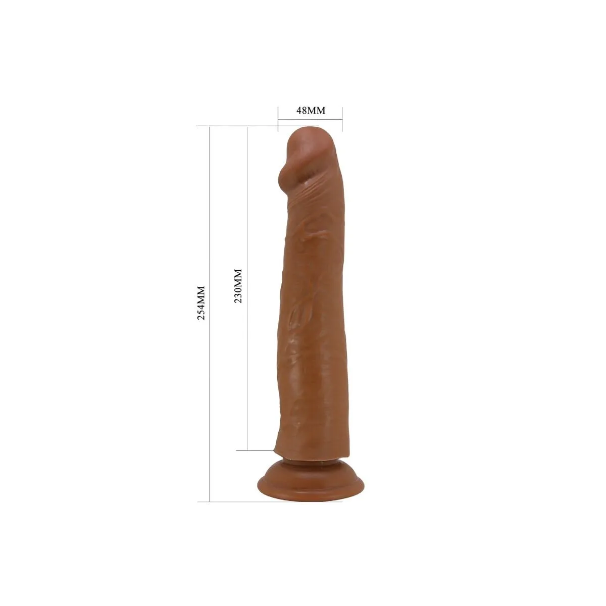 Sharife Realistischer Dildo 25 cm Braun von Pretty Love | Fesselliebe.de