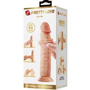 Keon Realistischer Dildo 21 cm Fleisch von Pretty Love