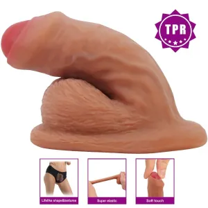 Warnell Ultra Realistischer und Elastischer Dildo 9,5 cm Mulato von Pretty Love