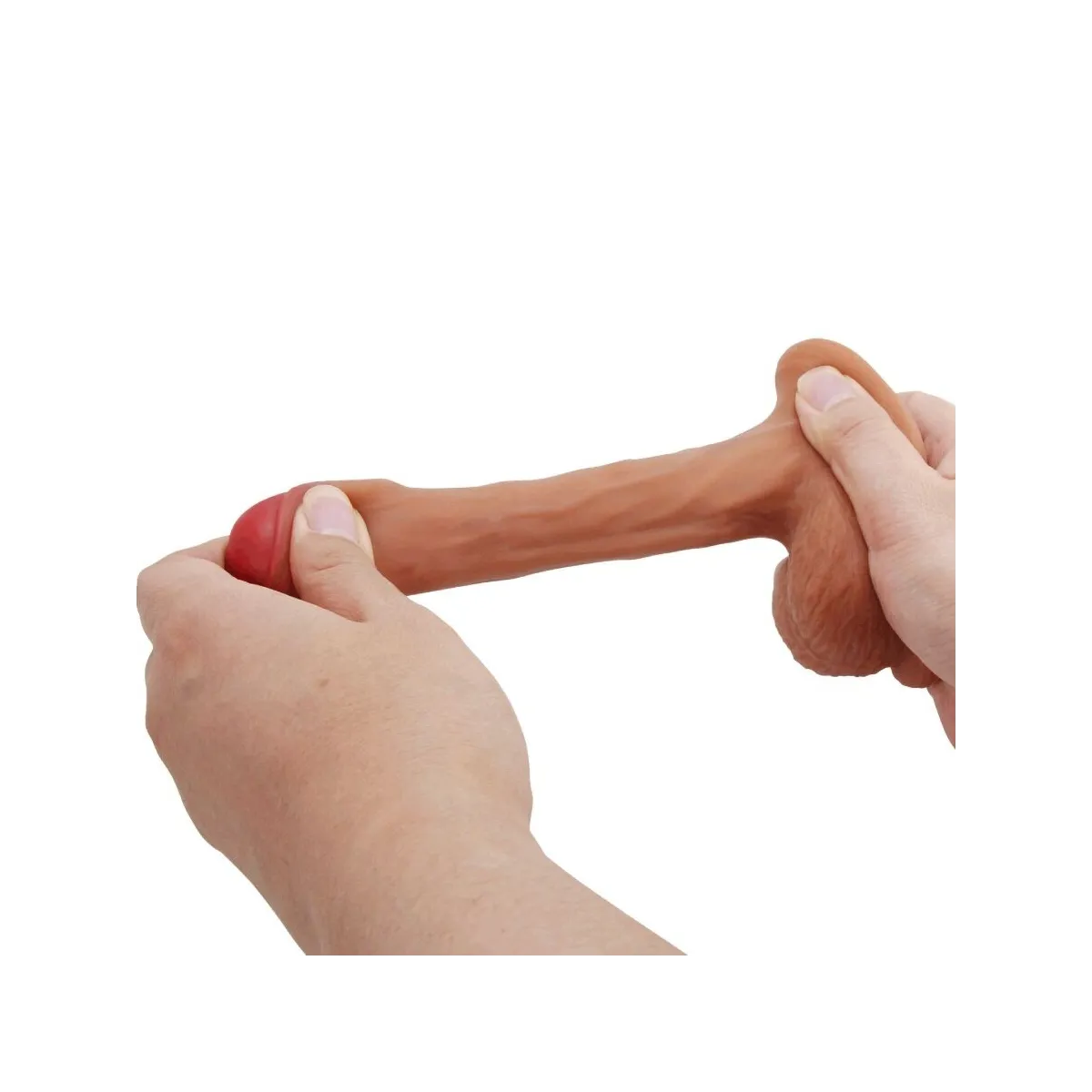 Warnell Ultra Realistischer und Elastischer Dildo 9,5 cm Mulato von Pretty Love | Fesselliebe.de