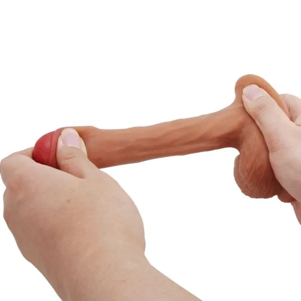 Warnell Ultra Realistischer und Elastischer Dildo 9,5 cm Mulato von Pretty Love | Fesselliebe.de
