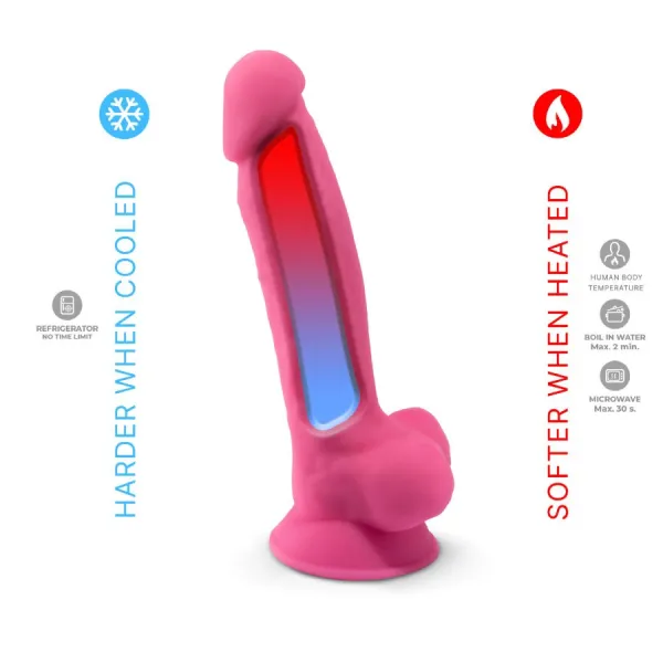 Modell 1 Realistischer Penis Premium-Silikon Silexpan Fluoreszierendes Rosa 17,5 cm von Silexd | Fesselliebe.de