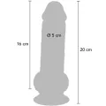 Deluxe Realistischer Penis mit Hoden Extra Dick 20 cm von Get Real