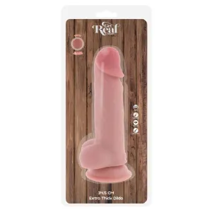 Deluxe Realistischer Penis mit Hoden, Extra Dick, 34,5 cm von Get Real