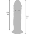 Deluxe Thick Double-Density Tpe Dong 25,5 cm von Get Real