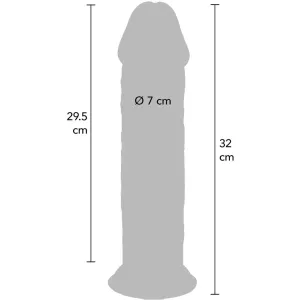 Deluxe Thick Double-Density Tpe Dong 32 cm von Get Real