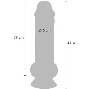 Deluxe Realistic Penis With Testicles Extra Thick 28 cm von Get Real