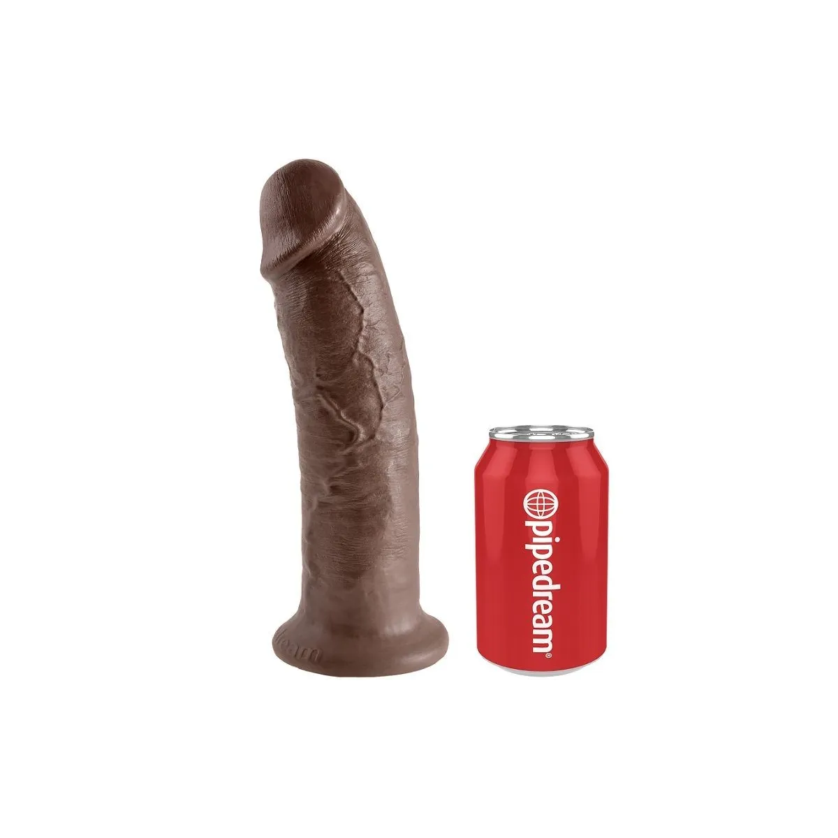 10 Dildo Braun 25,4 cm von King Cock | Fesselliebe.de