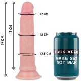 Harness + Flüssiger Silikondildo Premium Avenger 19 cm -O- 3,98 cm von Rock Army | Fesselliebe.de