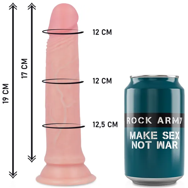 Harness + Flüssiger Silikondildo Premium Avenger 19 cm -O- 3,98 cm von Rock Army | Fesselliebe.de