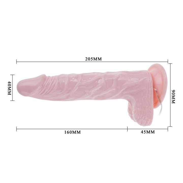 Super Rota Dong Realistischer Dildo 20,5 cm von Baile Vibrators | Fesselliebe.de