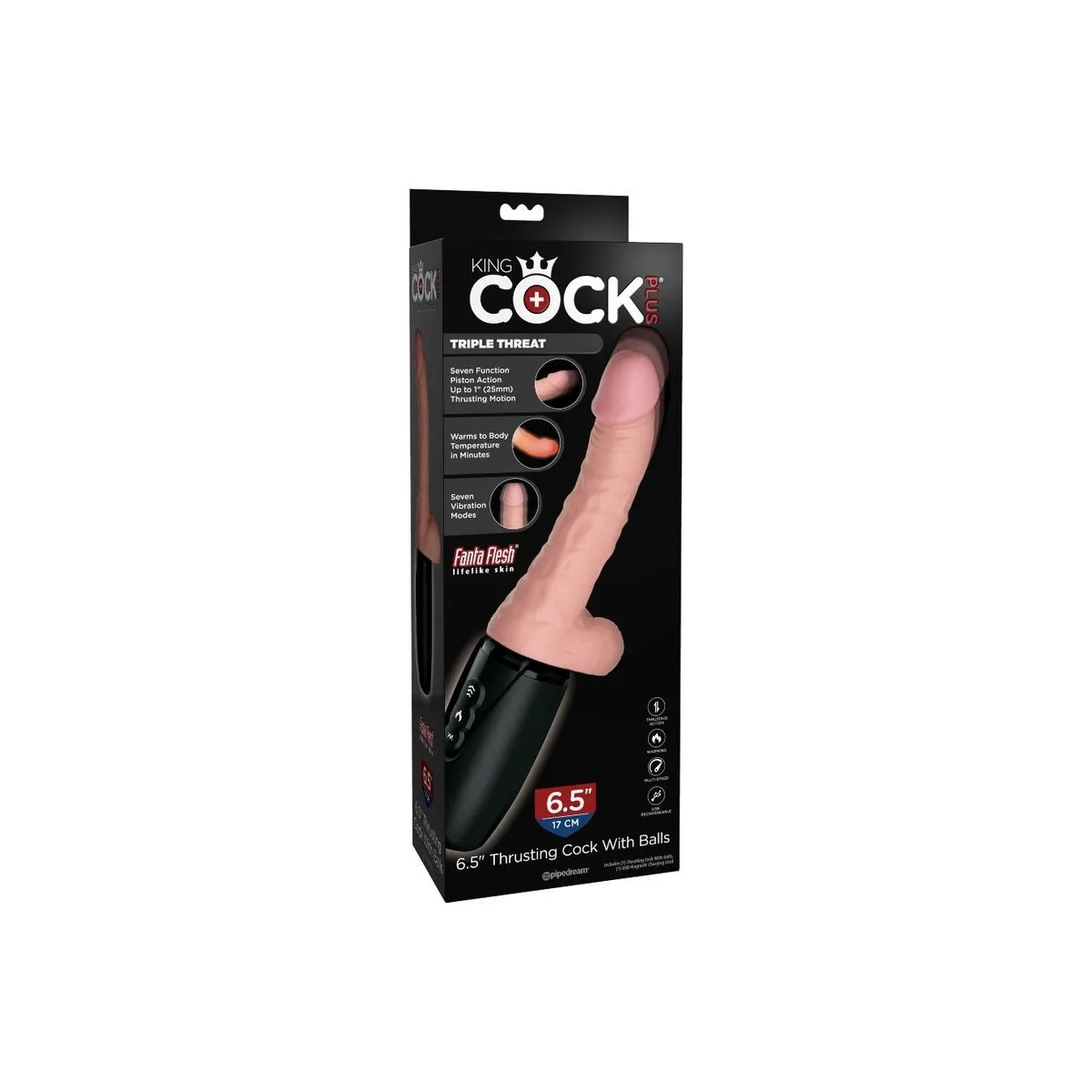 Plus Triple Threat Heller Hautton von King Cock Plus | Fesselliebe.de