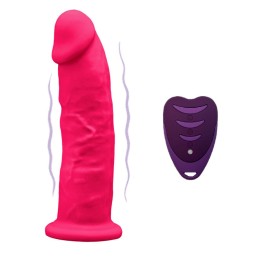 Realistischer Penis Modell 2 Rosa + mit Fernbedienung Lrs 17 cm von Silexd | Fesselliebe.de