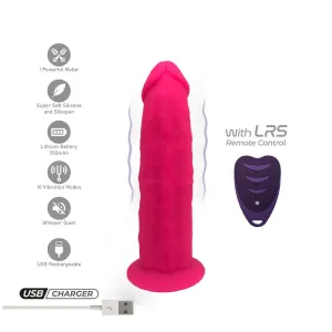 Realistischer Penis Modell 2 Rosa + mit Fernbedienung Lrs 17 cm von Silexd
