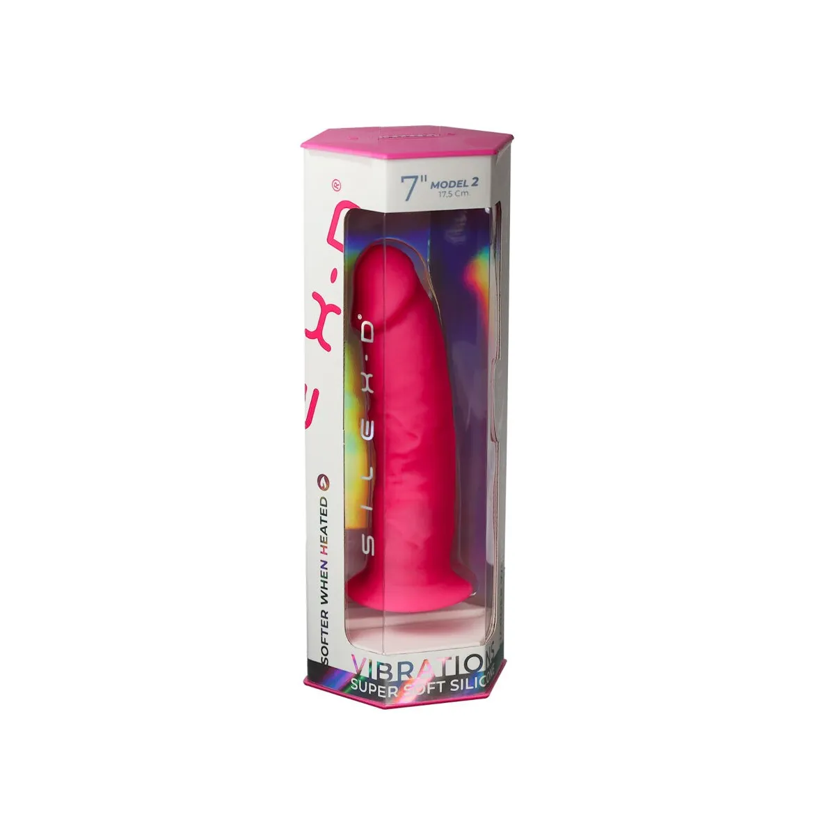 Realistischer Penis Modell 2 Rosa + mit Fernbedienung Lrs 17 cm von Silexd | Fesselliebe.de