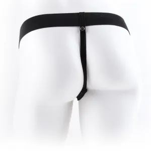 Verstellbarer Gurt mit Fernbedienung, Penis und Hoden, wiederaufladbar 23 cm von Fetish Fantasy Series