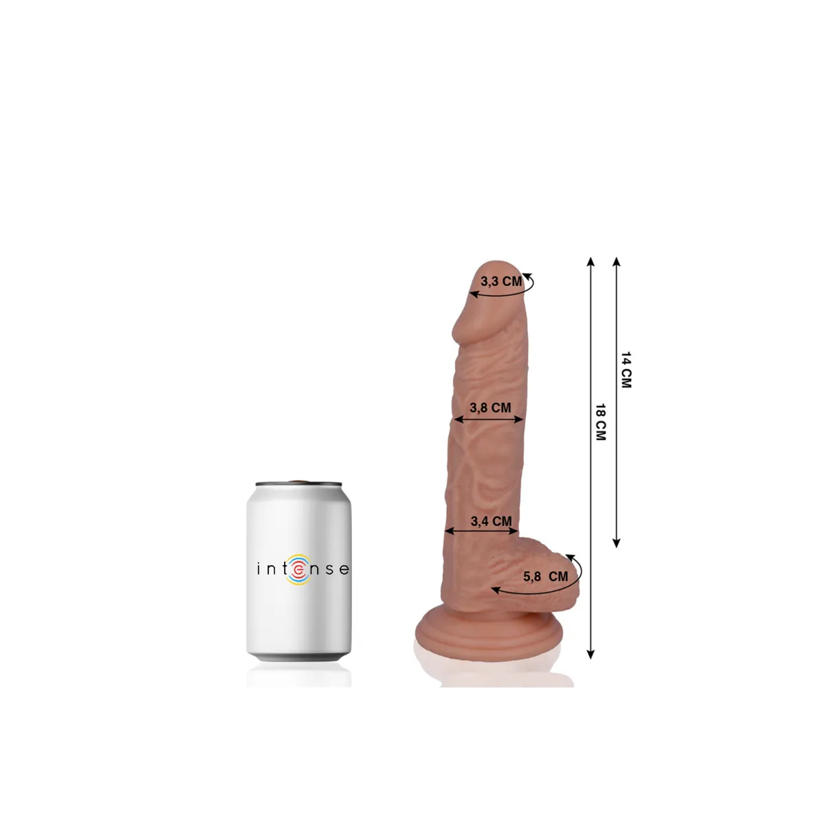 Mr 11 Realistic Penis 18 cm -O- 3,8 cm von Mr, Intense | Fesselliebe.de