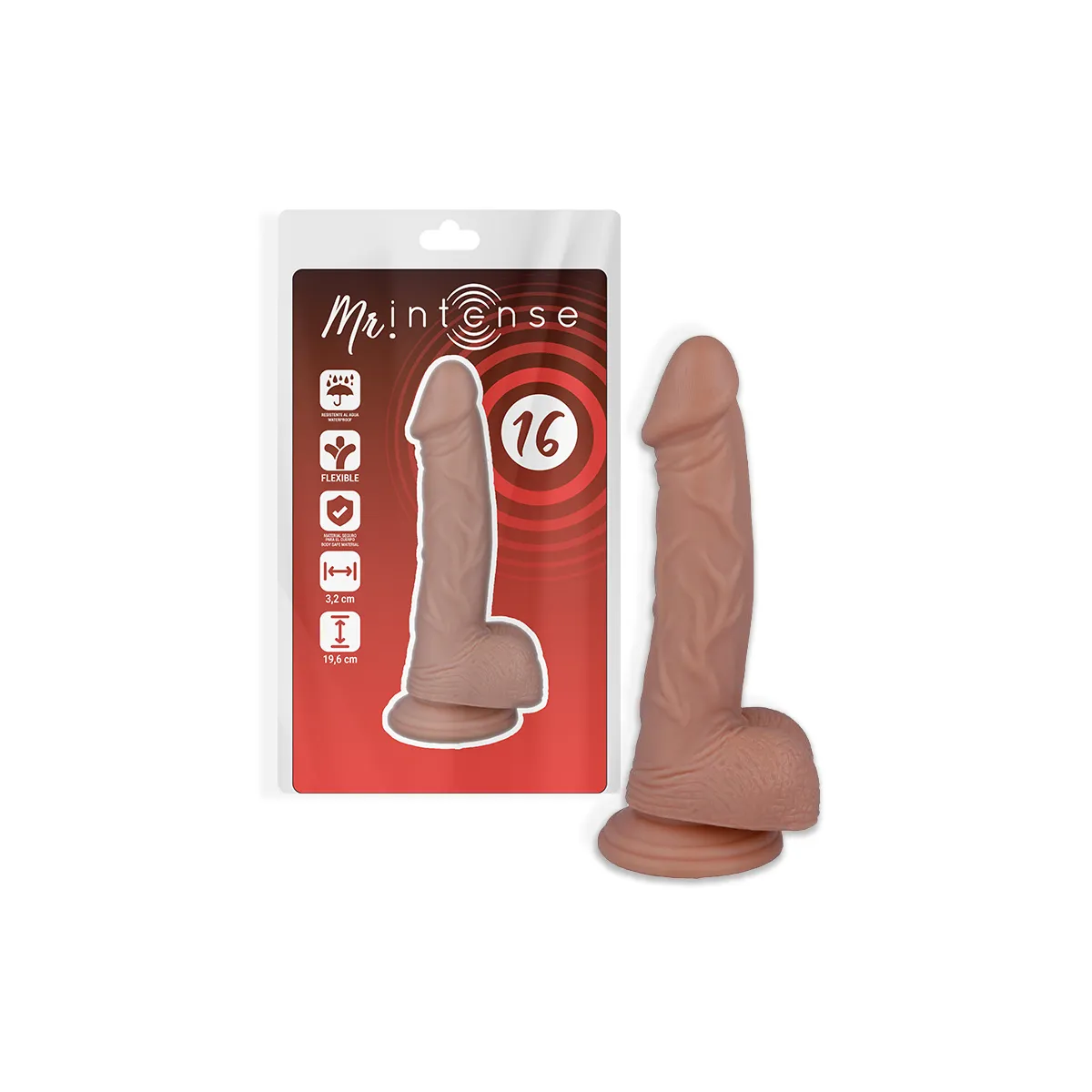 Mr 16 Realistic Penis 19,6 cm -O- 3,2 cm von Mr, Intense | Fesselliebe.de