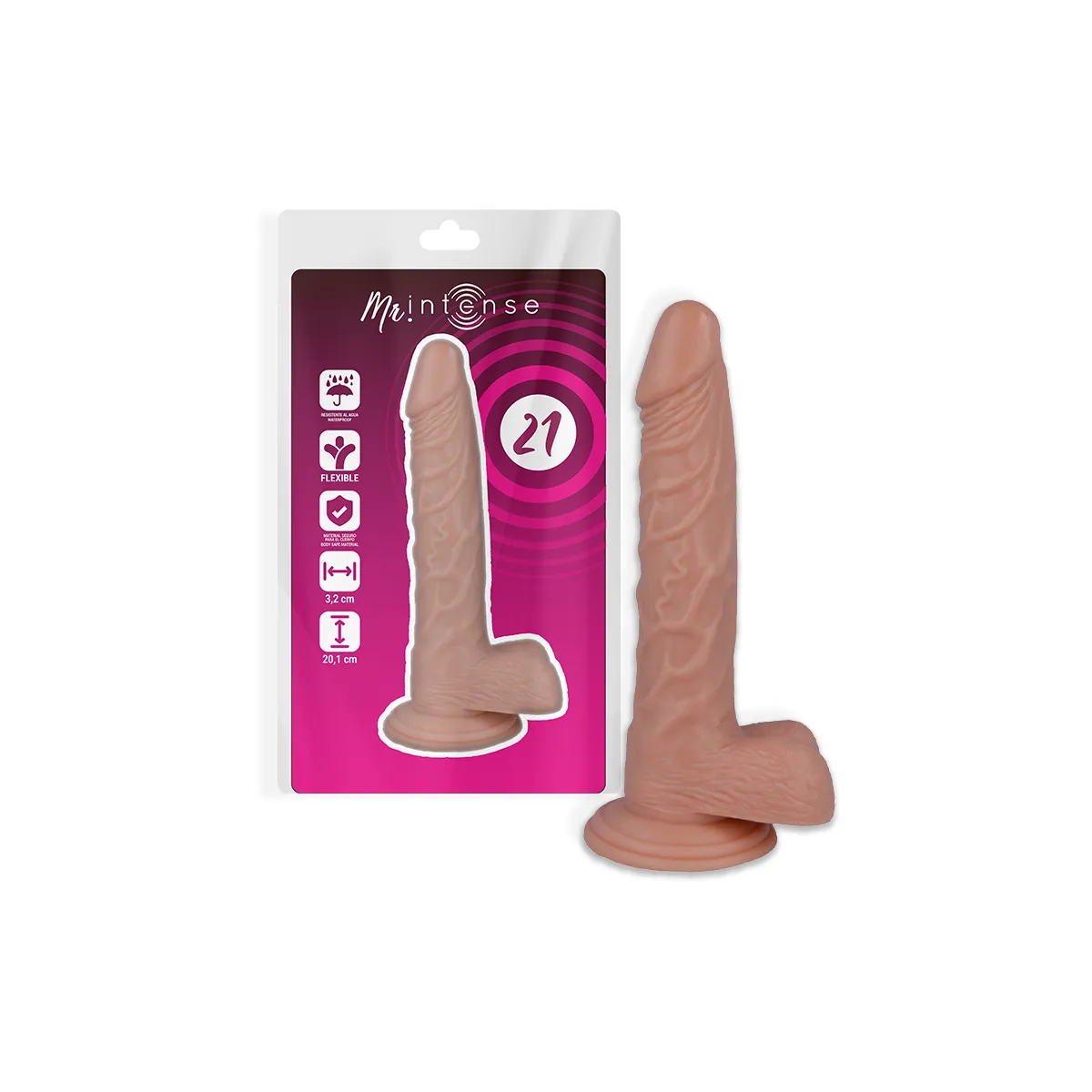 Mr 21 Realistic Penis 20,1 cm -O- 3,2 cm von Mr, Intense | Fesselliebe.de