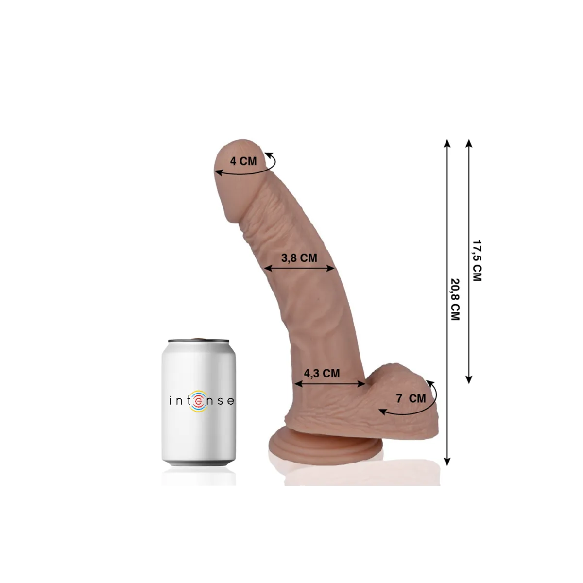 Mr 23 Realistischer Penis 20,8 cm -O- 3,8 cm von Mr, Intense | Fesselliebe.de