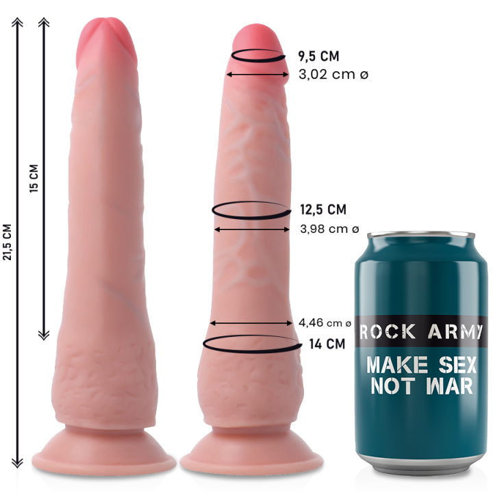 Dual Density Crusader 21,5 cm -O- 4,46 cm von Rock Army | Fesselliebe.de