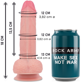 Liquid Silikone Premium Mustang Realistic 18 cm -O- 4,14 cm von Rock Army | Fesselliebe.de