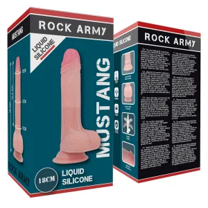 Liquid Silikone Premium Mustang Realistic 18 cm -O- 4,14 cm von Rock Army