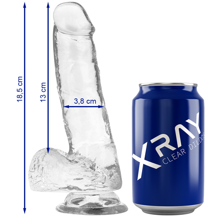 Klarer Hahn mit Eier 18,5 cm -O- 3,8 cm von X Ray | Fesselliebe.de