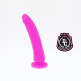 Toys Lila Dildo Medizinisches Silikon 17 cm -O- 3 cm von Deltaclub | Fesselliebe.de