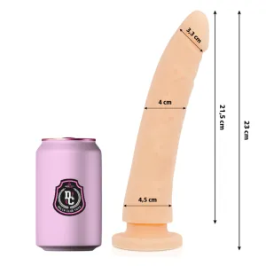 Toys natürlicher Dildo aus Medizinischem Silikon 23 cm -O- 4,5 cm von Deltaclub | Fesselliebe.de