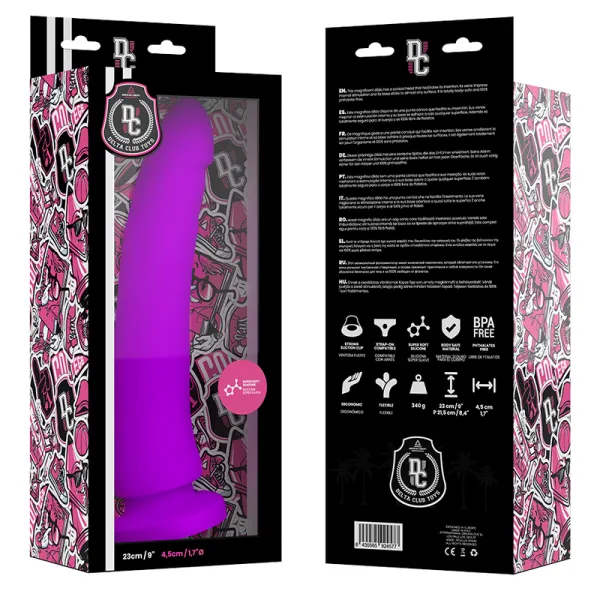 Toys Lila Dildo Medizinisches Silikon 23 cm -O- 4,5 cm von Deltaclub | Fesselliebe.de