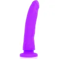 Toys Lila Dildo Medizinisches Silikon 23 cm -O- 4,5 cm von Deltaclub