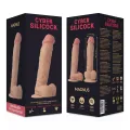 Ultra-Realistischer, Weicher Flüssiger Silikon-Dong 20,5 cm -O- 4,1 cm von Cyber Silicock