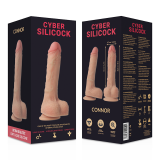 Connor Ultra Realistisches, Weiches Flüssige Silikon 20,5 cm -O- 3,7 cm von Cyber Silicock | Fesselliebe.de