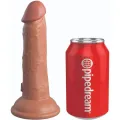 Elite Realistischer Silikondildo 15,2 cm Karamell von King Cock
