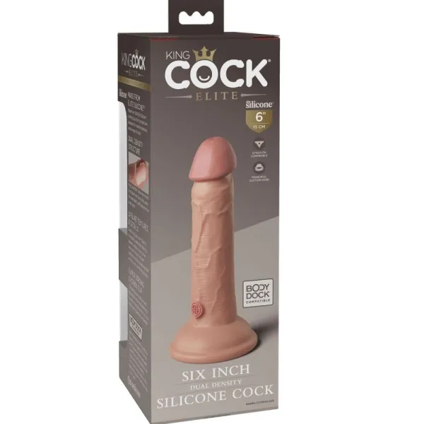 Elite Realistischer Silikondildo 15,2 cm von King Cock | Fesselliebe.de